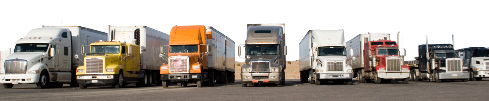 Trucking2000 container drayage truck at the port terminal