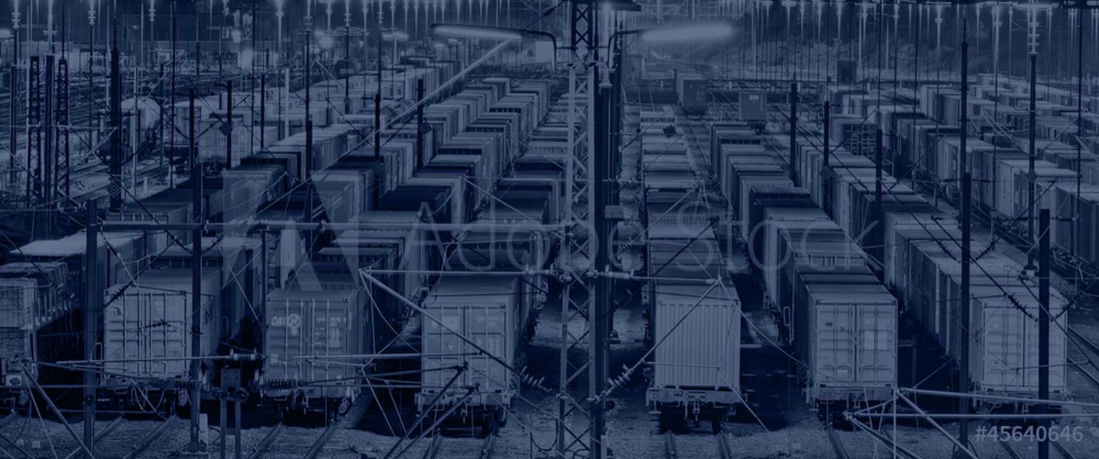 Intermodal rail and domestic trucking services